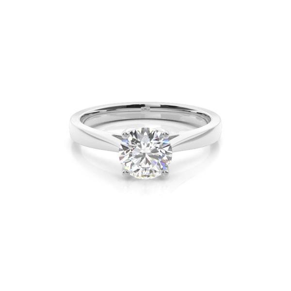 Prong Setting Solitaire Diamond Engagement Ring